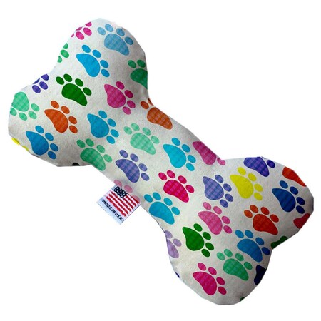 Mirage Pet Products Confetti Paws 6 in. Stuffing Free Bone Dog Toy 1167-SFTYBN6